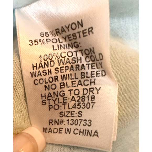 Umgee Meet Me in Paradise dress in Blue size Small - Picture 7 of 7